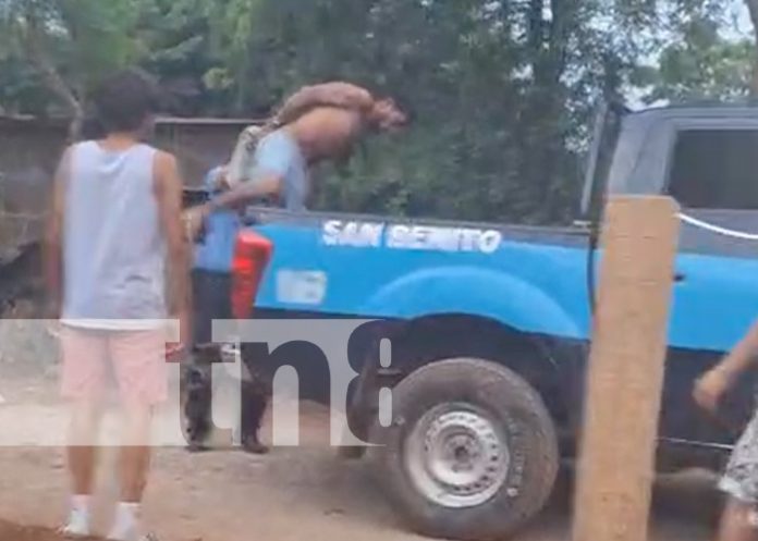 Foto: Capturan a ladrón queriendo entrar a vivienda ubicada cerca de Las Canoas, en Tipitapa / TN8