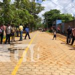 Inauguran 500 metros de calle adoquinada en barrio San Judas, Bilwi Foto: Calles mejoradas en Bilwi, Caribe Norte / TN8