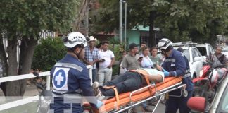 Foto: Accidente con motociclista y taxi en Estelí / TN8