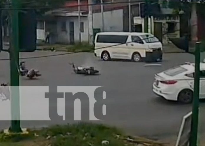 Foto: Accidente cerca del Hospital La Mascota, en Managua / TN8 Foto: Accidente cerca del Hospital La Mascota, en Managua / TN8