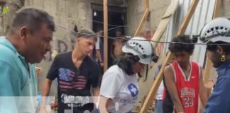 Foto: Obrero cae de una vivienda en Estelí / TN8