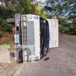 Dos accidentes de camión en Nueva Segovia dejan cuantiosos daños materiales Foto: Accidentes con camiones en Nueva Segovia / TN8