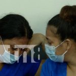 Llantos y tensión en audiencia de Managua contra dos mujeres que intervinieron en un arresto Foto: Audiencia de juicio en Managua por altercado durante una detención / TN8