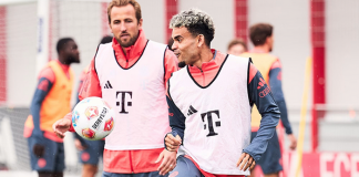 Luis Díaz presentado en el Bayern