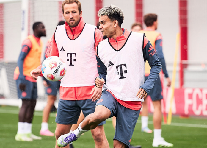 Luis Díaz presentado en el Bayern