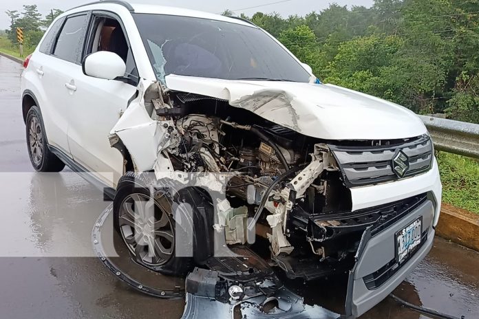 Foto: Brutal impacto en carretera de Bluefields /TN8