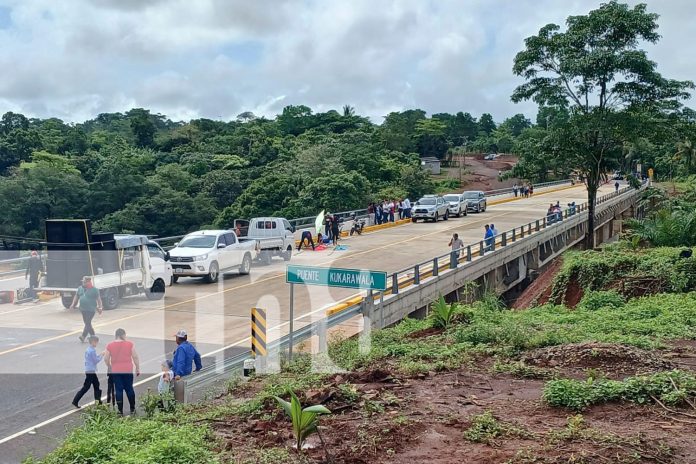 Foto: Inauguran el último tramo de carretera entre El Rama y El Tortuguero /TN8 Foto: Inauguran el último tramo de carretera entre El Rama y El Tortuguero /TN8