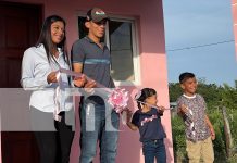 ¡Julio Victorioso! Siete familias reciben su hogar soñado en La Libertad, Chontales Foto: Siete familias de Chontales ya tienen su casita digna /TN8