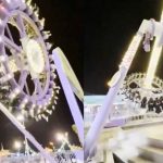 Terror en el aire: juego mecánico se desploma dejando a 23 heridos (Video) Foto: Juego mecánico colapsó con decenas de personas /Cortesía