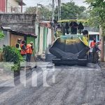 Foto: Mejoramiento de calles en Sierra Maestra, Managua / TN8