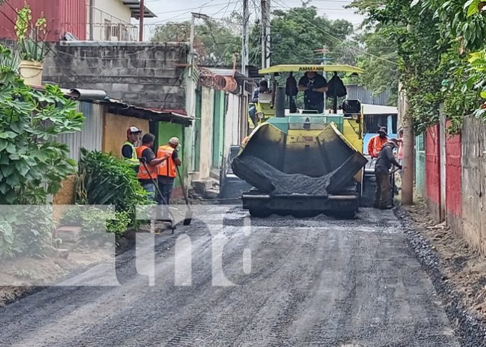 Foto: Mejoramiento de calles en Sierra Maestra, Managua / TN8 Foto: Mejoramiento de calles en Sierra Maestra, Managua / TN8