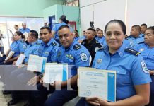 Foto: Formación para agentes policiales de Nicaragua / TN8
