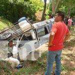 Milagro en Rivas: siete personas lesionadas tras aparatosa caída de microbús Foto: Violento vuelco en Rivas deja a 7 personas lesionadas /TN8