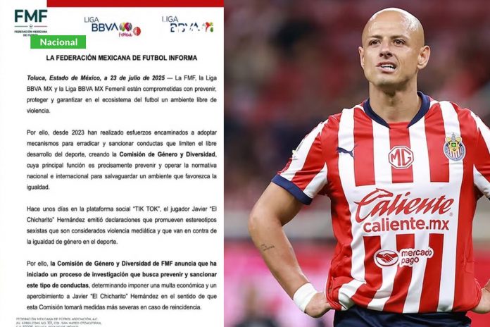 Foto: ‘Chicharito’ Hernández sancionado por sus declaraciones /Cortesía Foto: ‘Chicharito’ Hernández sancionado por sus declaraciones /Cortesía