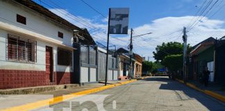 Foto: Nuevas calles en el barrio El Palenque, Rivas / TN8