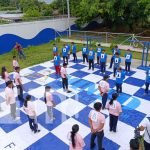 ¿Ajedrez viviente en Managua? Interesante propuesta educativa del MINED Foto: Ajedrez humano con el MINED Nicaragua / TN8