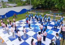 ¿Ajedrez viviente en Managua? Interesante propuesta educativa del MINED Foto: Ajedrez humano con el MINED Nicaragua / TN8