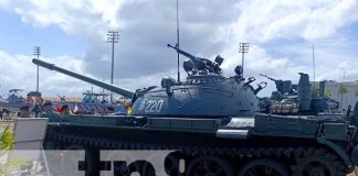 Foto: Exposición del Ejército de Nicaragua / TN8