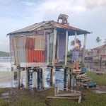 Tornado deja cinco viviendas destruidas en la comunidad de Walpasiksa, Prinzapolka Foto: Tornado afecta viviendas en Prinzapolka / TN8
