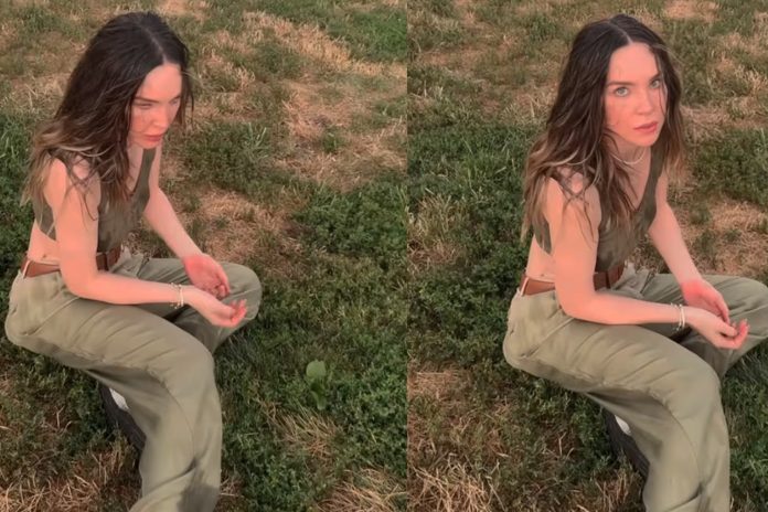 Foto: Belinda sufre aparatosa caída durante grabación/ Cortesía Foto: Belinda sufre aparatosa caída durante grabación/ Cortesía