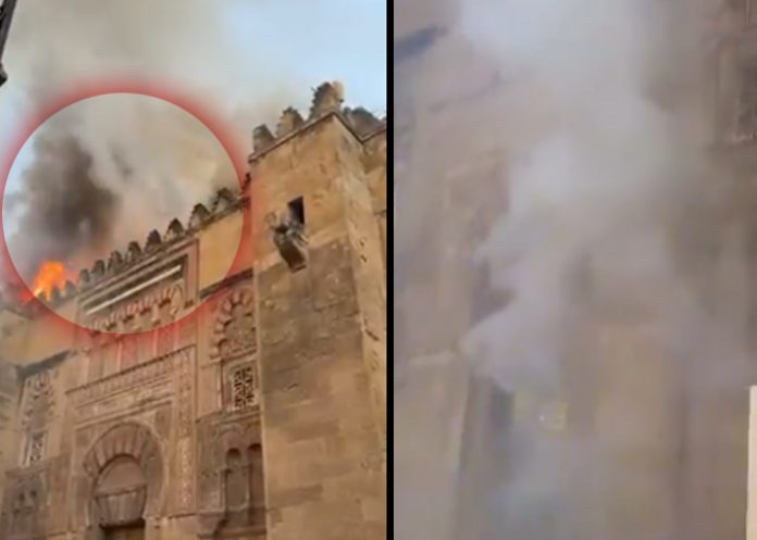 1 Foto: Incendio arrasa joya milenaria de España / Cortesía