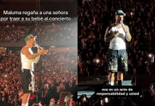 Foto: Maluma regaña a fan por llevar a un bebé a su concierto /Cortesía