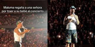 Foto: Maluma regaña a fan por llevar a un bebé a su concierto /Cortesía