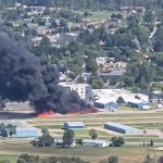 Avioneta se estrella contra otro avión en un aeropuerto Estados Unidos Foto: Tragedia en Estados Unidos /cortesía