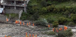 Foto: Riada arrasa Dharali, India /cortesía