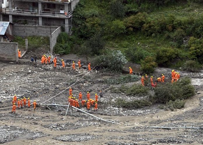 Foto: Riada arrasa Dharali, India /cortesía
