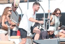 Foto: El actor Chris Hemsworth disfrutó de la playa española / Cortesía