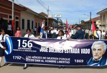 Foto: Nandaime conmemora el tránsito a la inmortalidad del General José Dolores Estrada /Cortesía