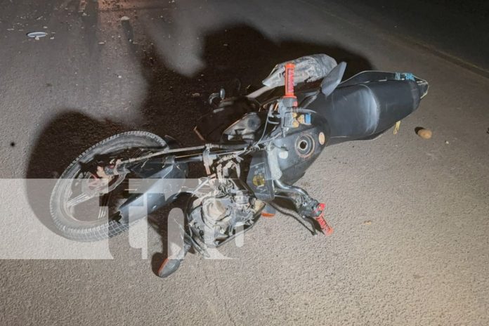 Foto: Peatón resultó gravemente herido tras ser atropellado por motociclista en Juigalpa/TN8