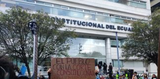 Foto: Protestas en Ecuador /cortesía