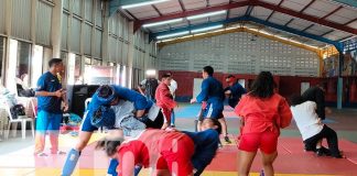 Foto: Atletas de Sambo inician preparación para representar a Nicaragua en Juegos Centroamericanos/TN8