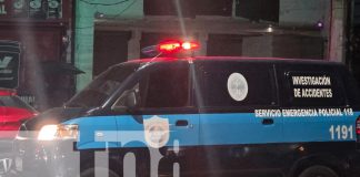 Foto: Por huir de un retén, motociclista queda gravemente herido en Managua/TN8