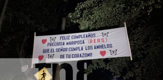 Foto: Mensaje romántico en San Marcos /TN8