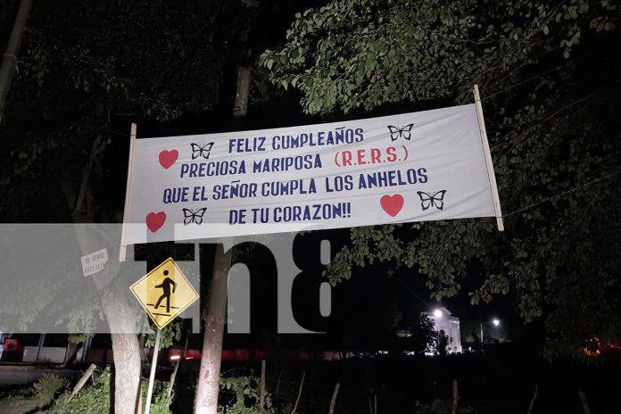 Foto: Mensaje romántico en San Marcos /TN8 Foto: Mensaje romántico en San Marcos /TN8