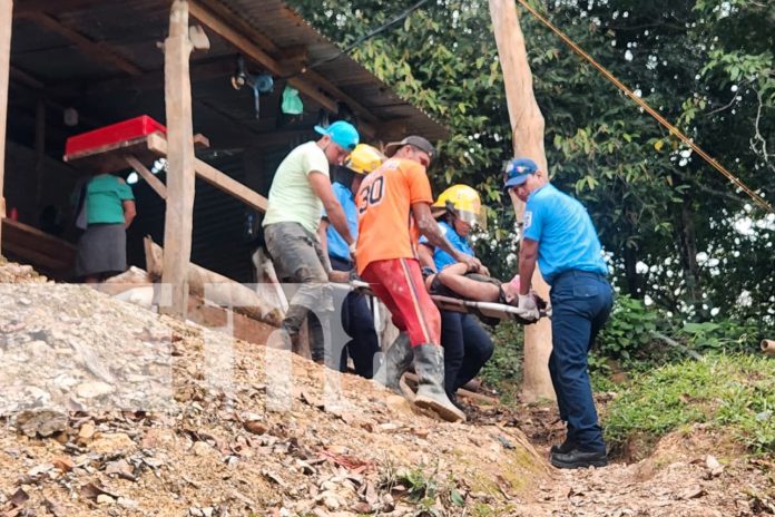 Foto: joven muere atrapado en cañón de minería artesanal en Chontales/TN8
