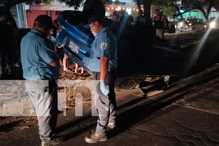 Foto: Accidente de tránsito en bello horizonte, Managua/TN8