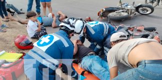 Foto: Motociclistas pagan caro la imprudencia en Managua / TN8
