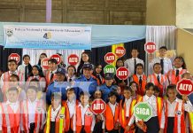 Policía Nacional da inicio a la XVII Jornada de Educación Vial en Nueva Segovia Foto: Educación vial en Nueva Segovia /cortesía