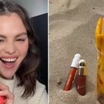 Selena Gomez lanza maquillaje inspirado en el chile Tajín Foto: Selena Gomez y el chilito Tajín /cortesía