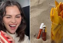 Foto: Selena Gomez y el chilito Tajín /cortesía