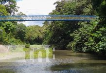 Familias agradecen reforzamiento de puente sobre el Río Ochomogo Foto: Reconstruyen puente en Ochomogo en Nandaime /TN8