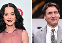 Foto: Katy Perry y Justin Trudeau /cortesía
