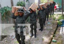 Foto: Ejército y MINED trabajan juntos para garantizar alimentación/TN8