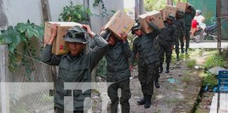 Foto: Ejército y MINED trabajan juntos para garantizar alimentación/TN8