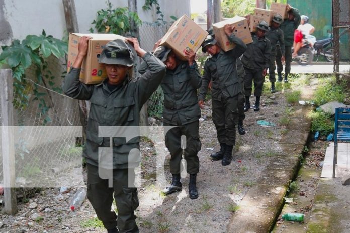 Foto: Ejército y MINED trabajan juntos para garantizar alimentación/TN8 Foto: Ejército y MINED trabajan juntos para garantizar alimentación/TN8