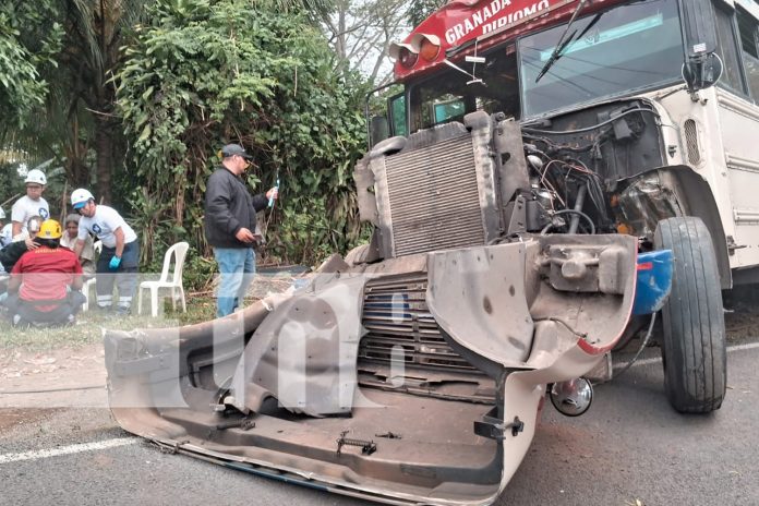 Foto: Jinotepe fuerte accidente de tránsito/TN8